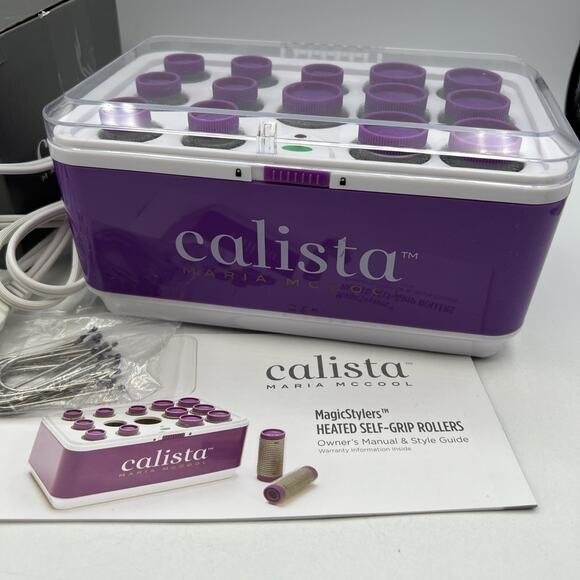Calista Maria McCool Magicstylers Heated Self Grip 14 Rollers VR770 Curlers - Picture 1 of 7